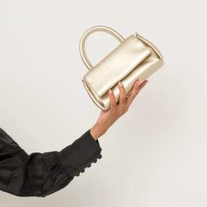 Mae crossbody handtasje Light gold - LouLou