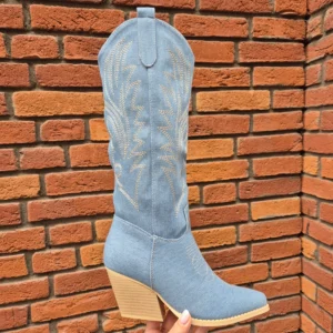 Cowboy Boots - Lichtblauw