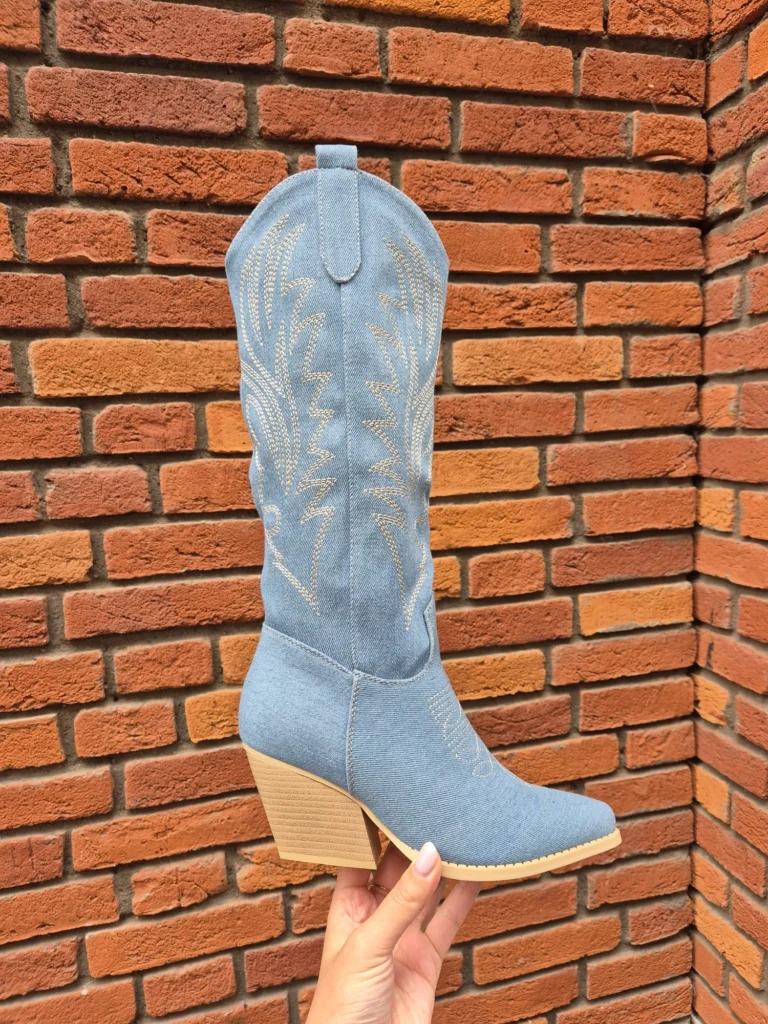 Cowboy Boots - Lichtblauw