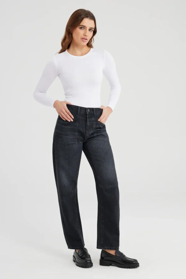 SELENA MID WAIST JEANS COJ
