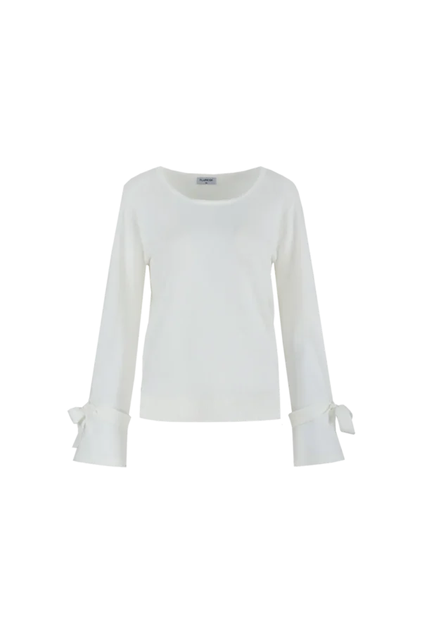 QUINTY KNIT OFF WHITE - Afbeelding 3