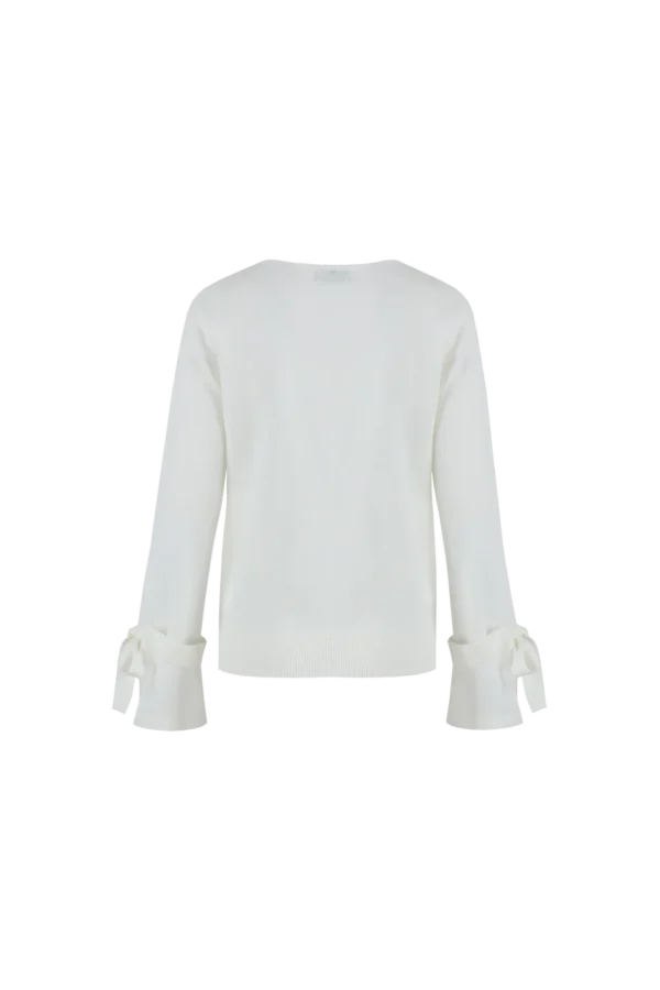 QUINTY KNIT OFF WHITE - Afbeelding 4