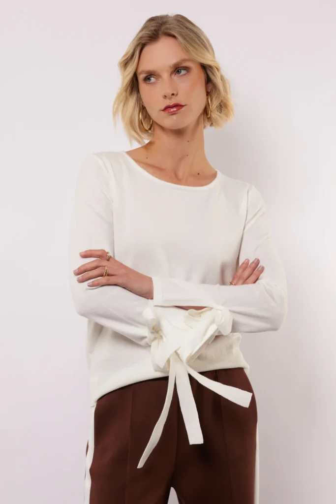 QUINTY KNIT OFF WHITE