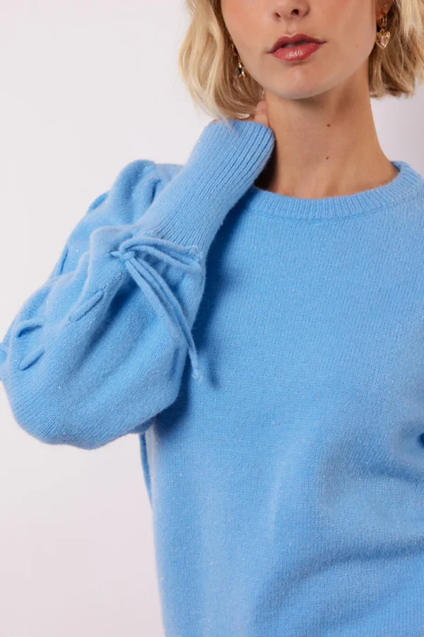 SCOTTIE SWEATER CRISP BLUE - Afbeelding 3